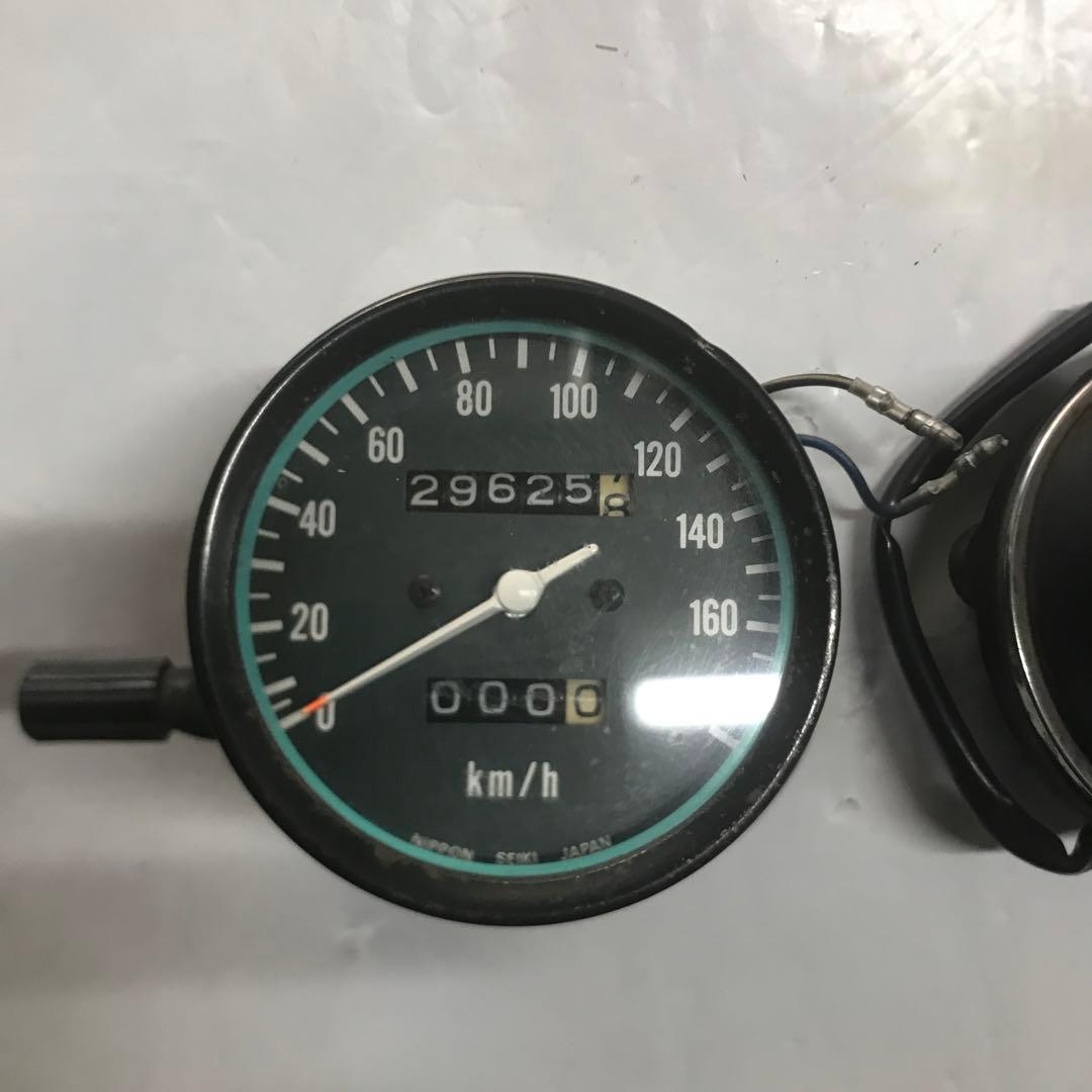 ①当時物/スピードメーター/タコメーターセット/ホンダ/カワサキ/スズキ/ヤマハ メーター ZRX400 ゼファー400χ KAWASAKI 94-97 ASSY ゼファー400カイ