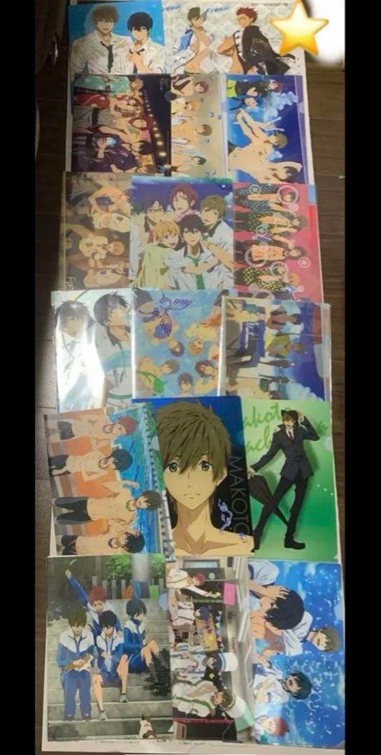 バラ売り可】Free! クリアファイル100枚以上&A5クリアカード20枚以上