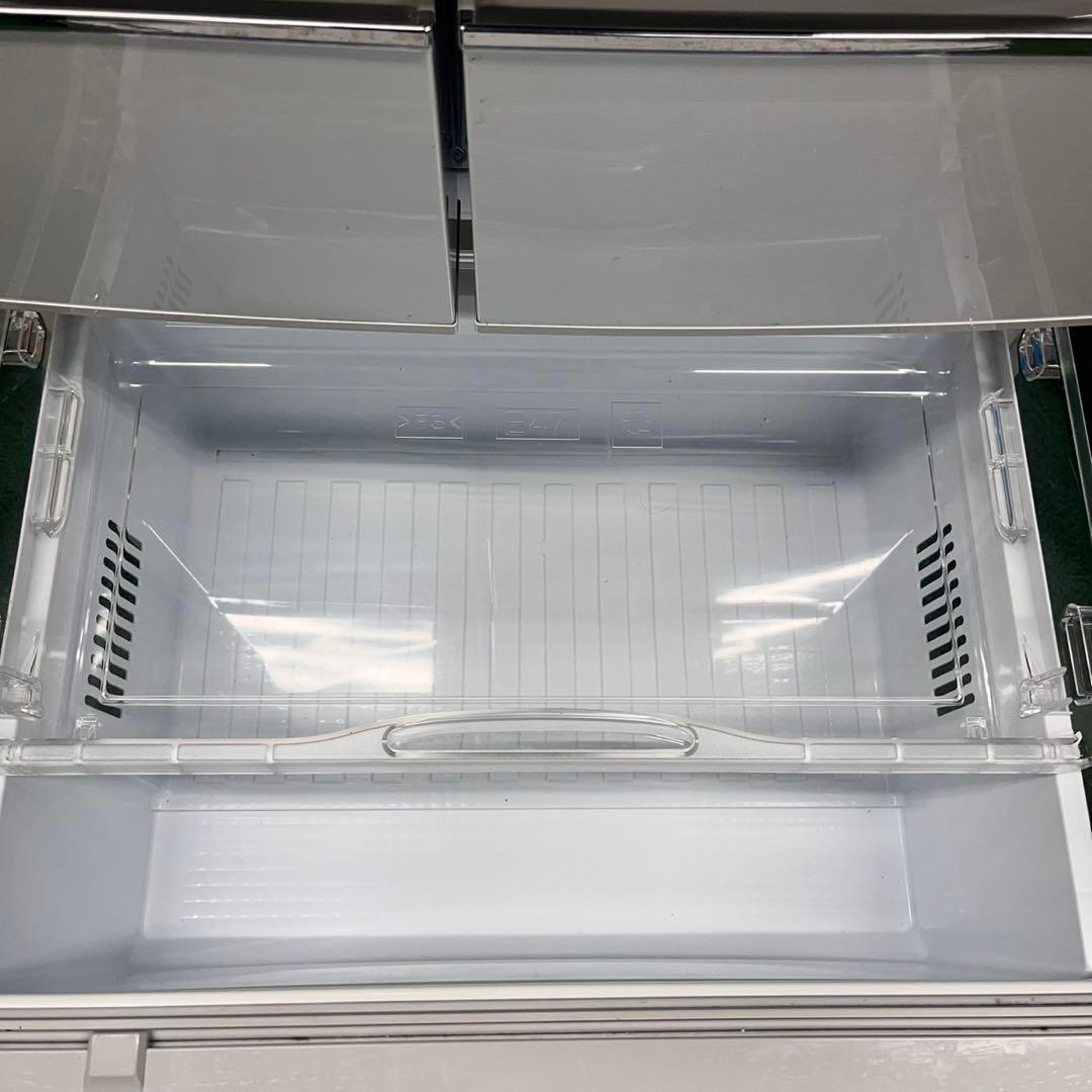 712 三菱　大型冷蔵庫　465L 400L強　家庭用　自動製氷　フレンチドア