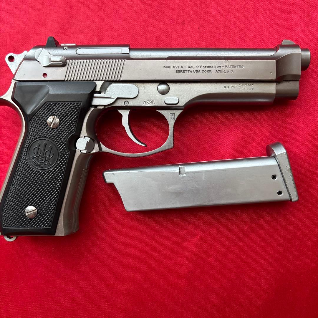 WA ベレッタM92F INOX ガスブローバックガン