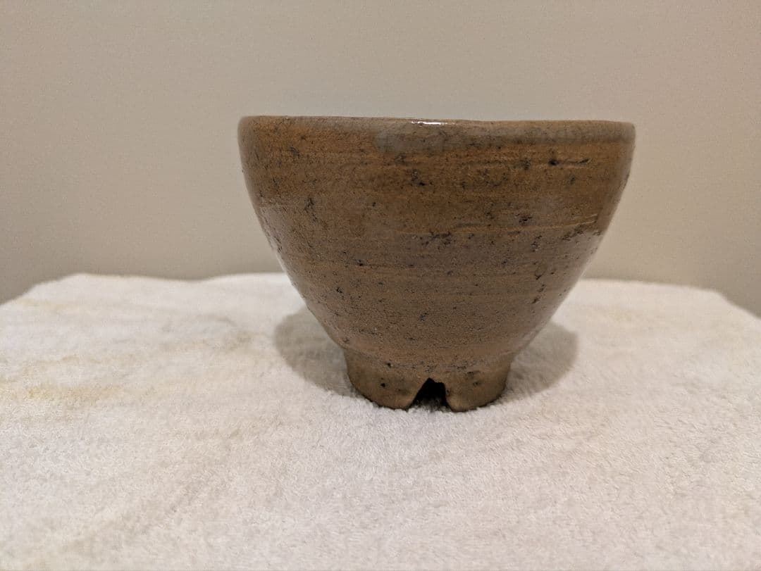 江戸時代　古萩　茶碗　割高台　時代箱　萩焼　時代物