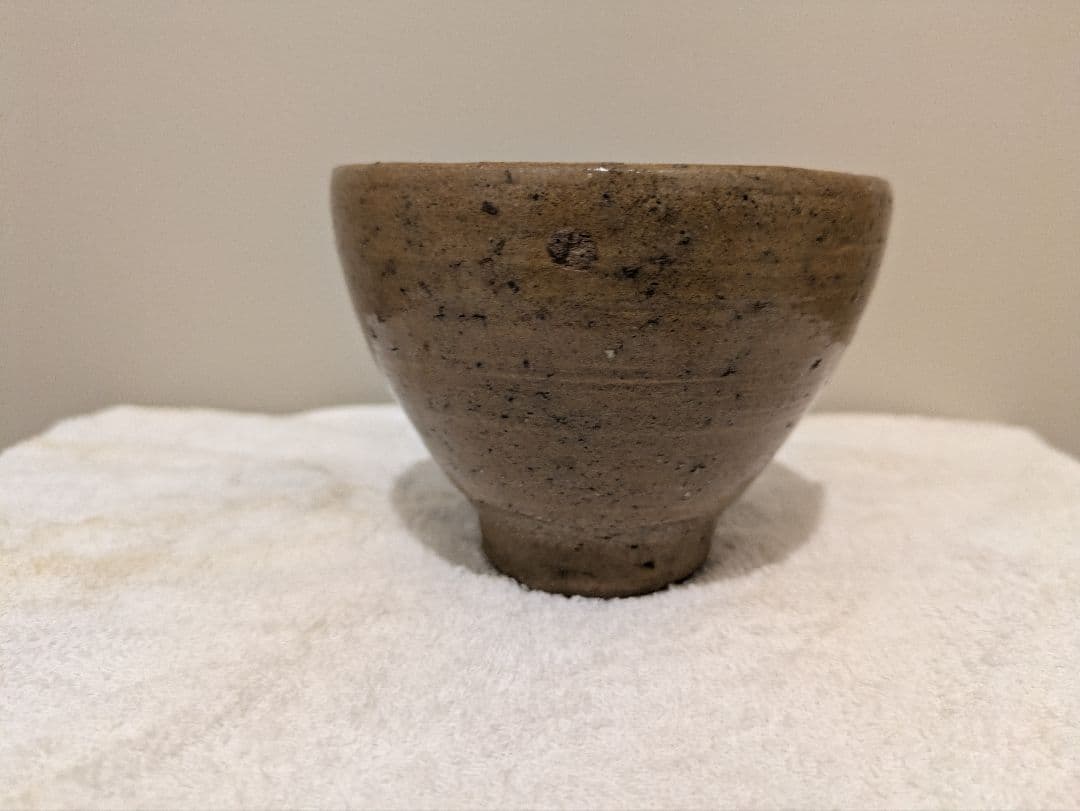 江戸時代　古萩　茶碗　割高台　時代箱　萩焼　時代物