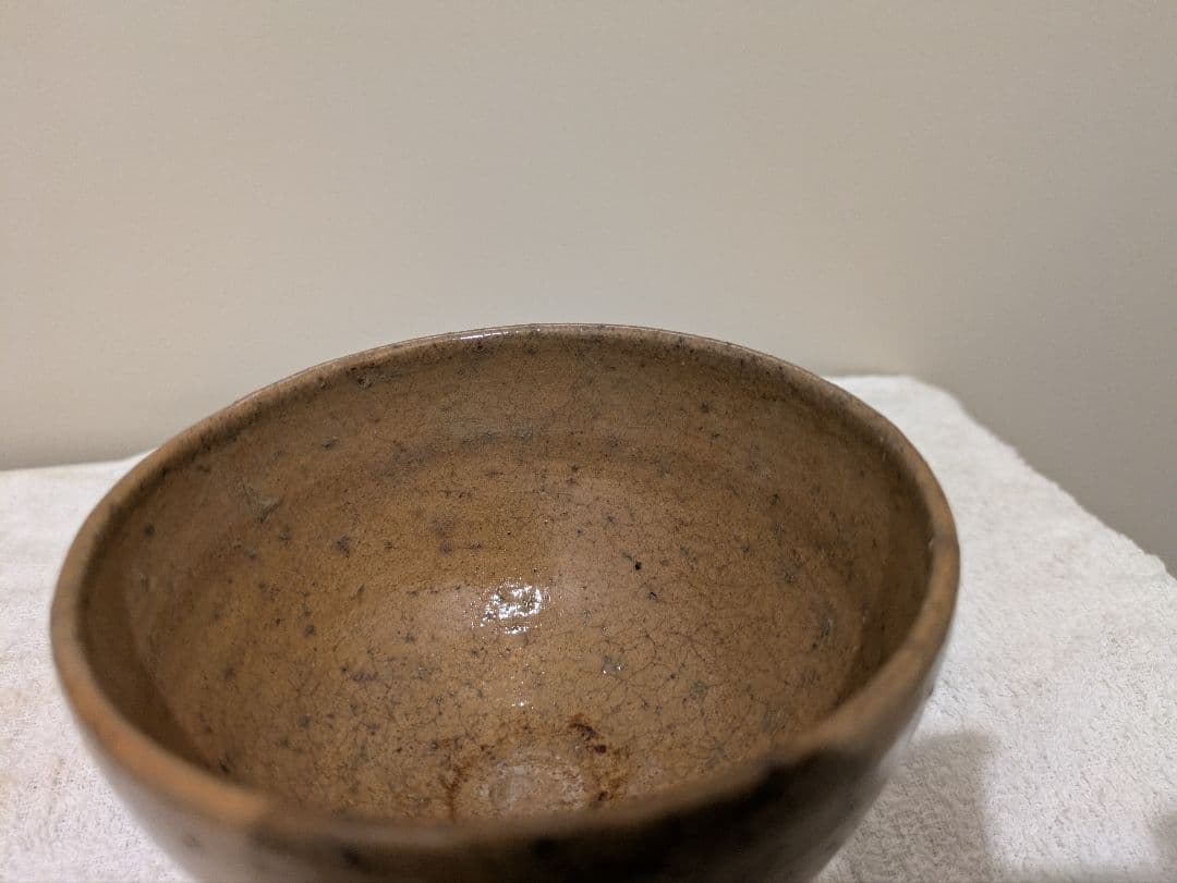 江戸時代　古萩　茶碗　割高台　時代箱　萩焼　時代物