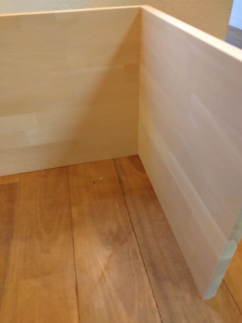 木製 ハンドメイド コの字 踏み台 スツール サイドテーブル 水槽台