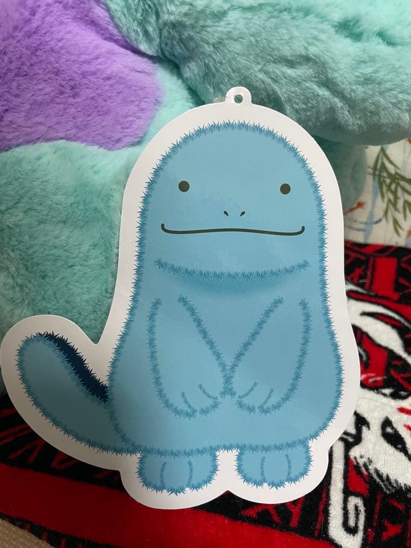 タグ付き　ふわふわ抱きぬいぐるみ　ヌオー