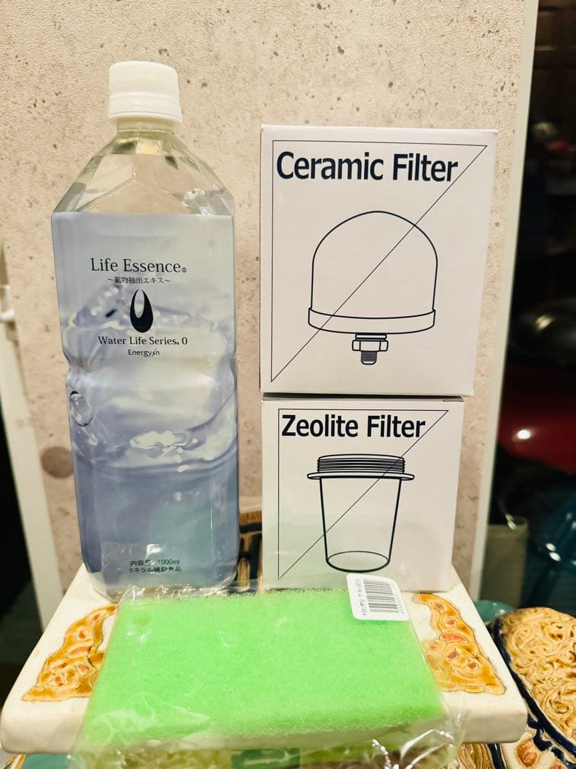 4点フルセット】1000mlライフエッセンス＆セラミック、ゼオライト