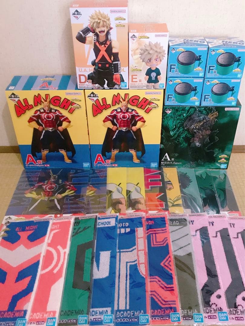 一番くじヒロアカ フィギュアセット 僕のヒーローアカデミア