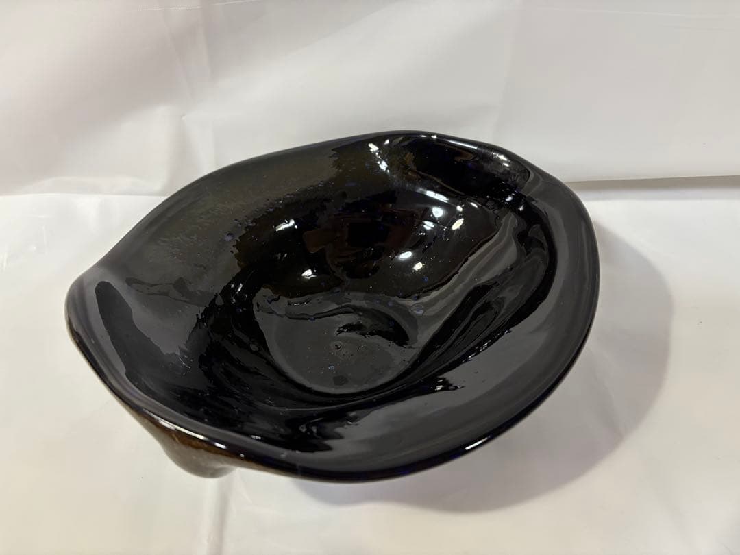 稲嶺盛吉】琉球ガラス 中皿⑥