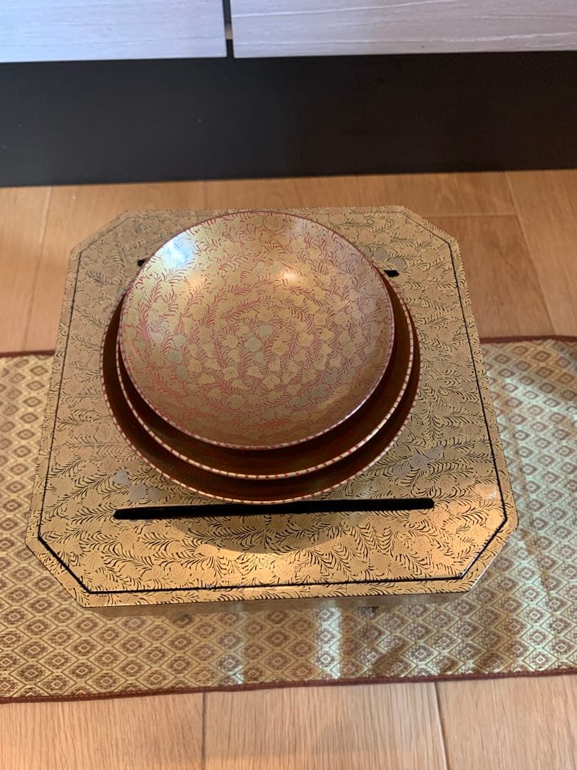 祝儀用 御盃一組】三ツ盃 盃台(箱付き)