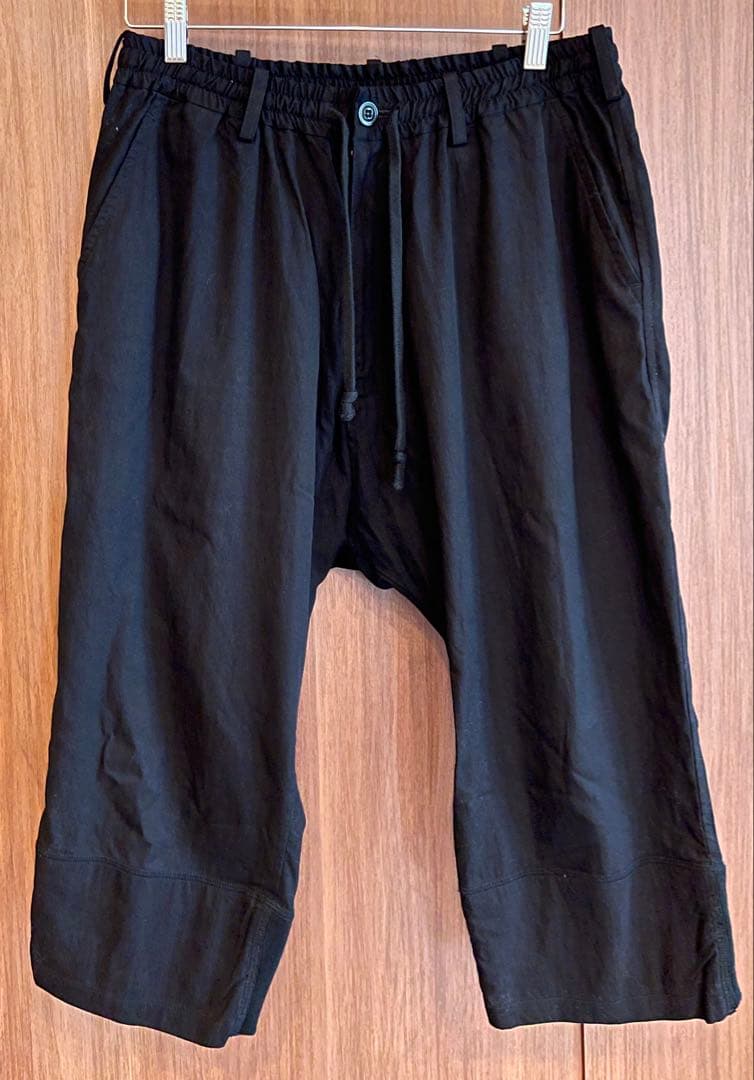 s'yte サイトヨウジヤマモト ブラック サルエルパンツ ヨウジヤマモト S'yte サイト ウールサルエルカーゴパンツ ブラック 黒