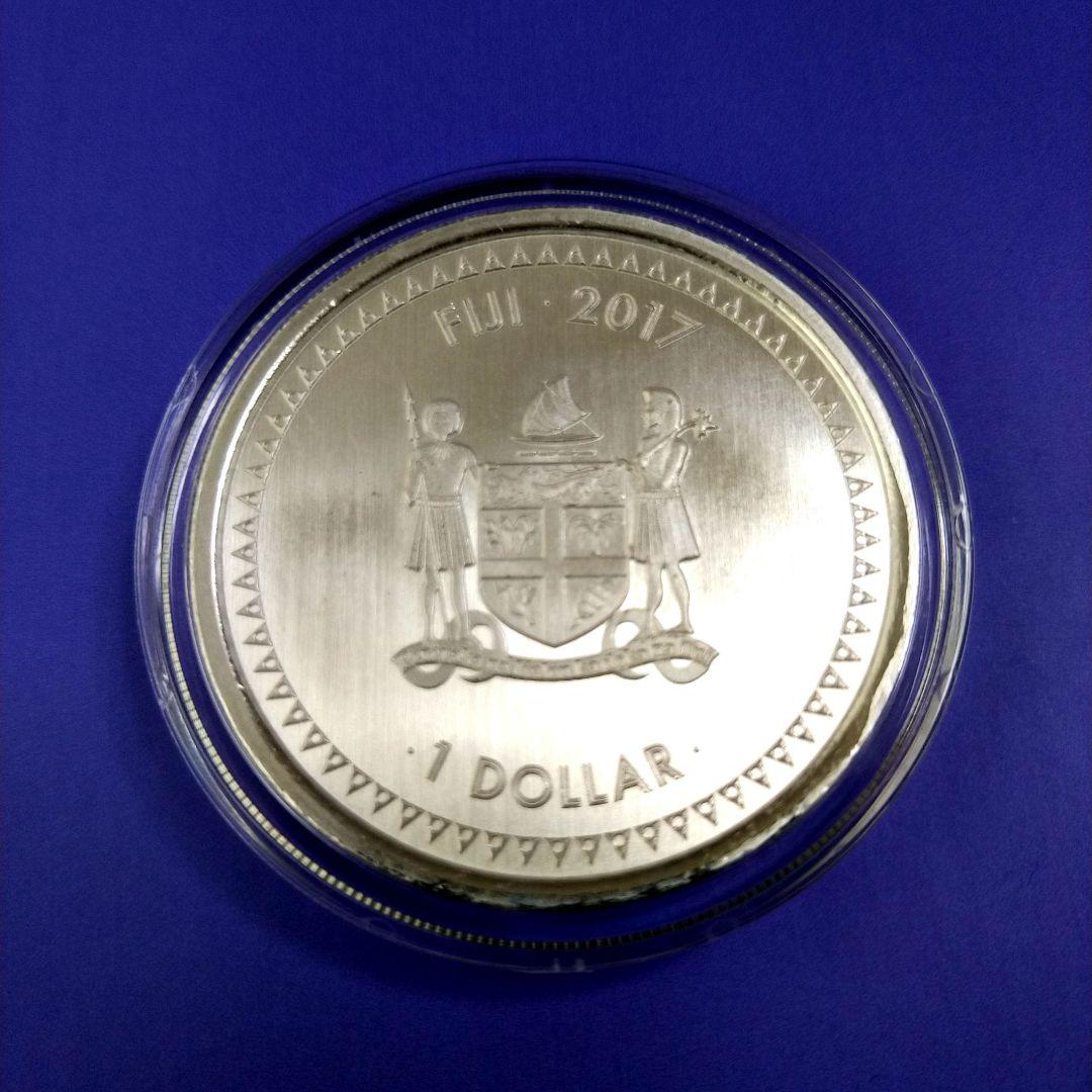 フィジー $1 葛飾 北斎「冨嶽三十六景 神奈川沖浪裏」1オンス 銀貨