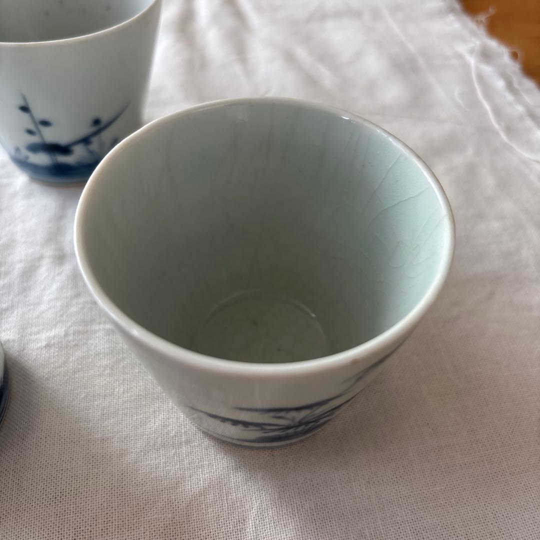 骨董　蕎麦猪口　湯呑み　3個セット