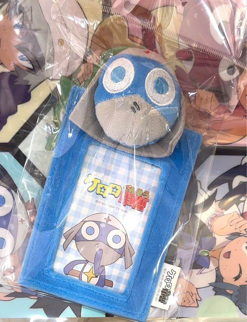 ケロロ軍曹 ぬいぐるみ付き カードホルダー トレカケース ドロロ