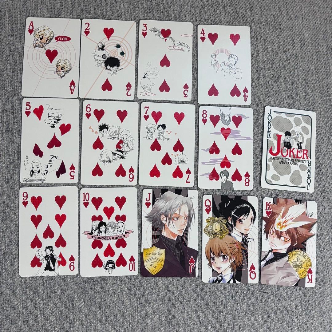【未使用】家庭教師ヒットマンREBORN リボーン2009 原作絵トランプ