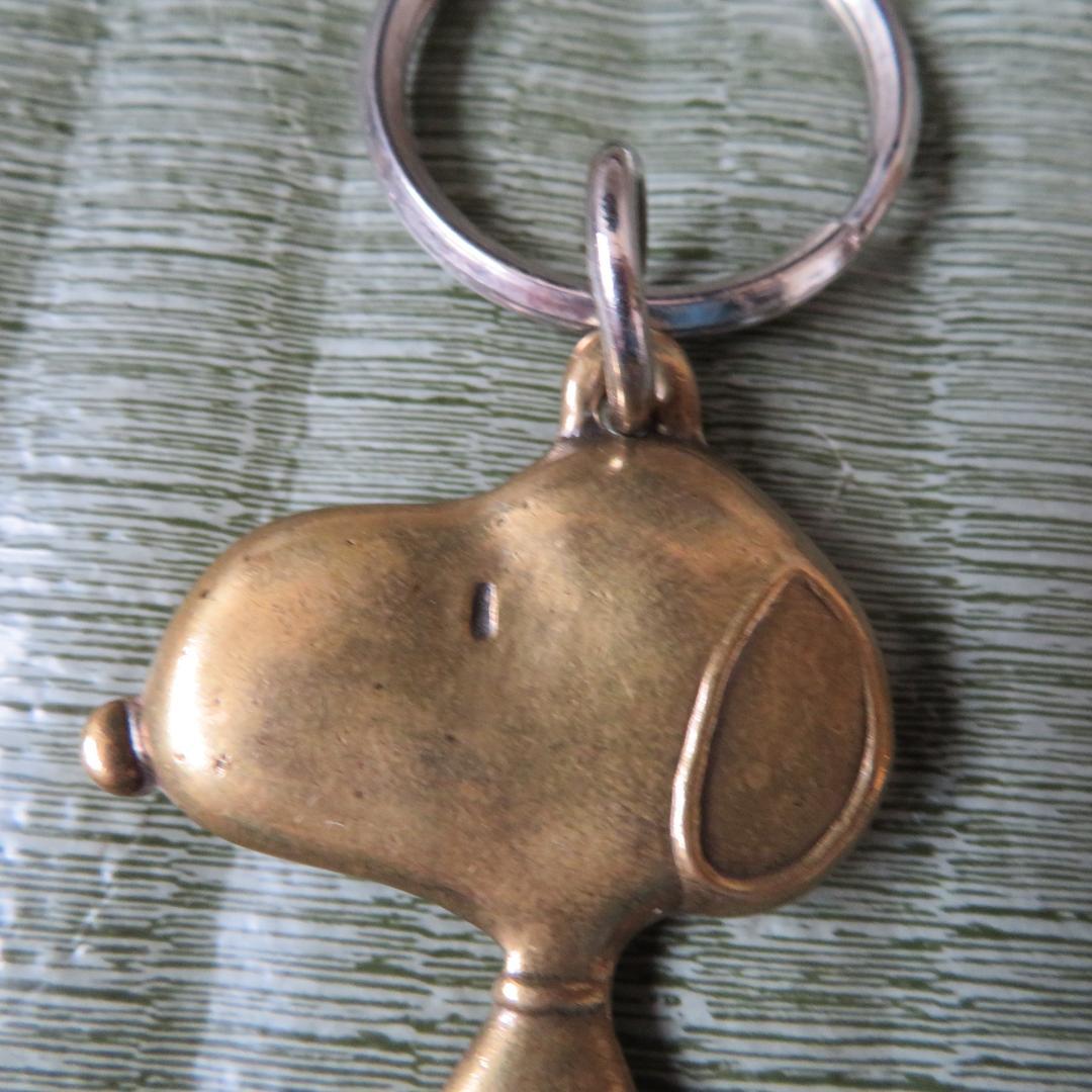 レトロ スヌーピー SNOOPY 真鍮 キーホルダー ヴィンテージ