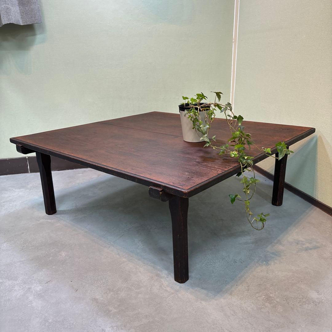 木製座卓 古民家ローテーブル｜無垢材 古家具｜和モダン ローテーブル 和モダン 180 座卓 センターテーブル 無垢 木製 和風