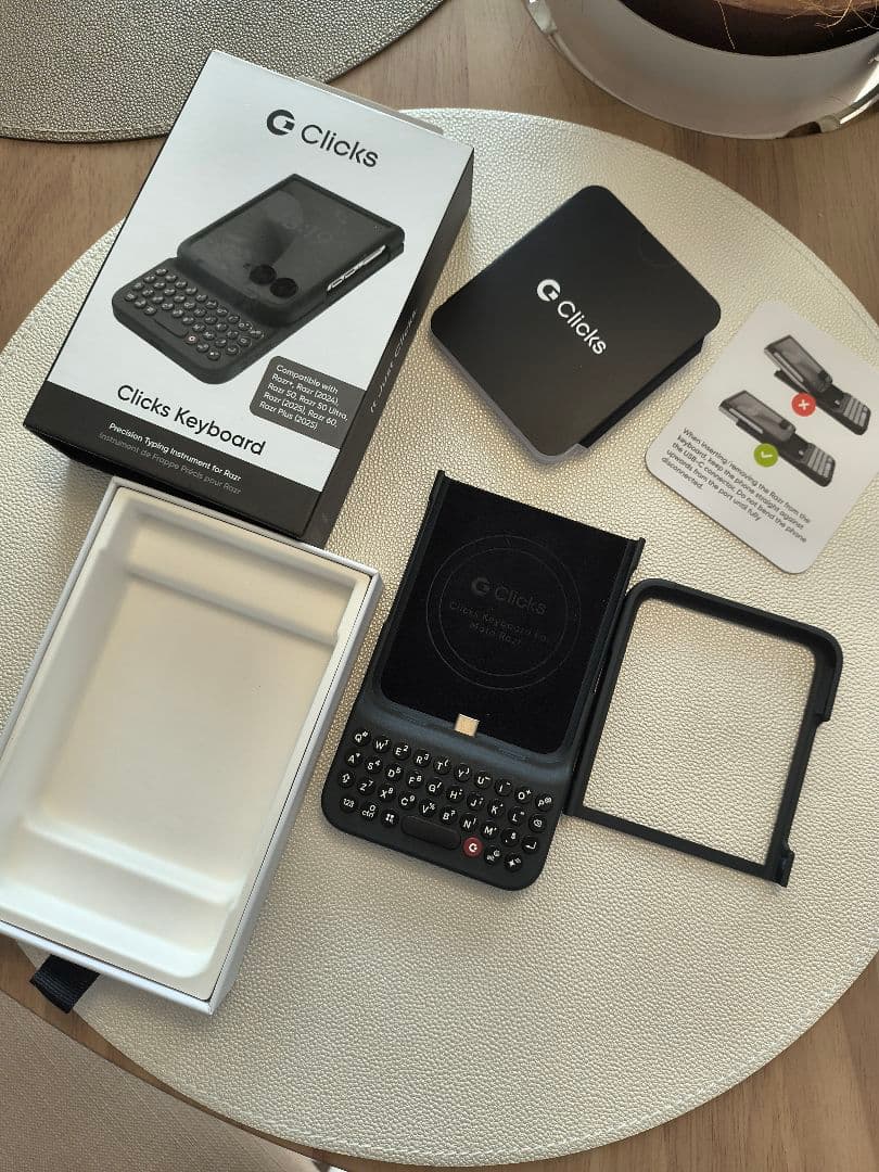 Motorola Razr Clicks keyboard キーボード　ケース