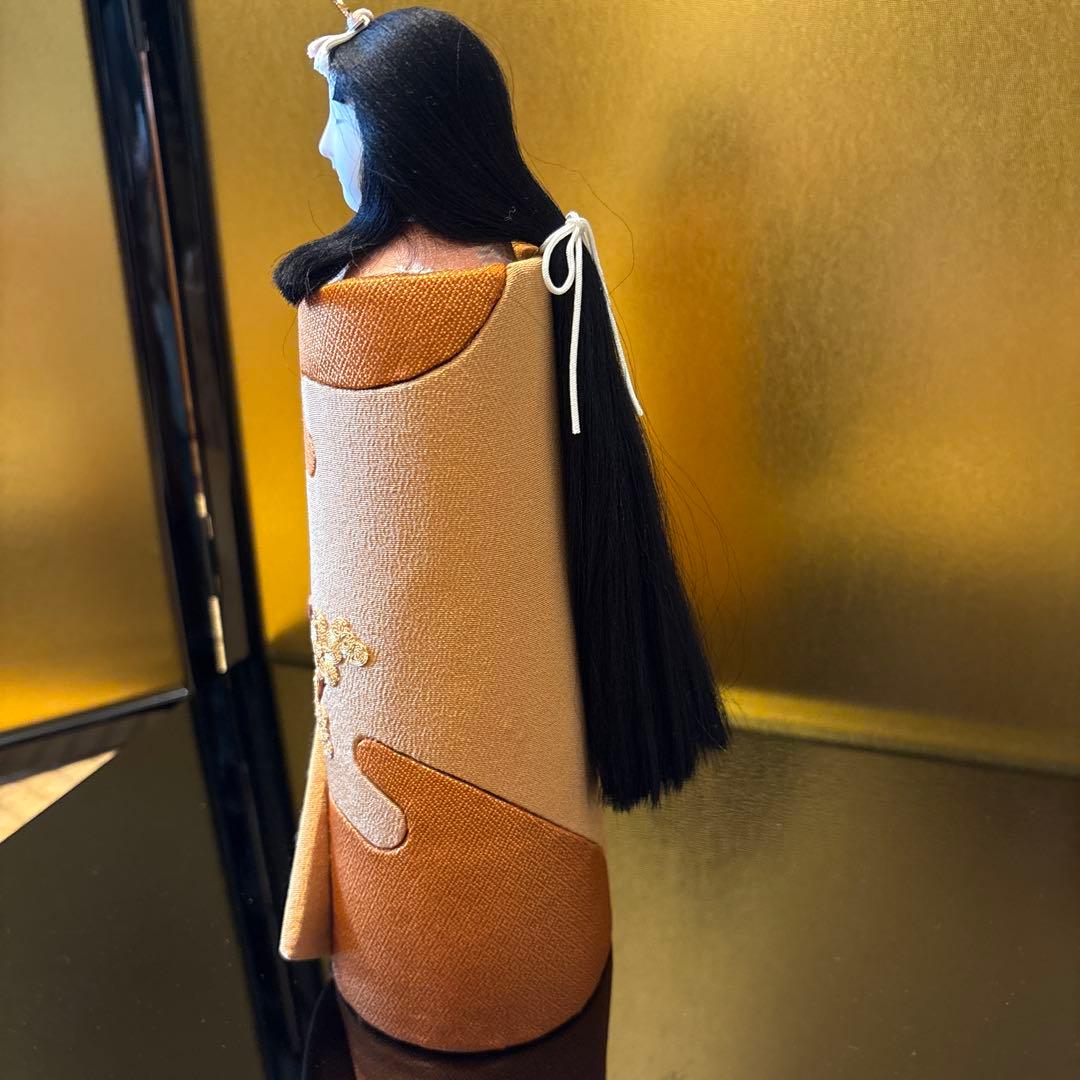 最終値下げ！真多呂人形　男雛30㎝女雛25㎝　雛人形　木目込人形　金屏風と飾り台