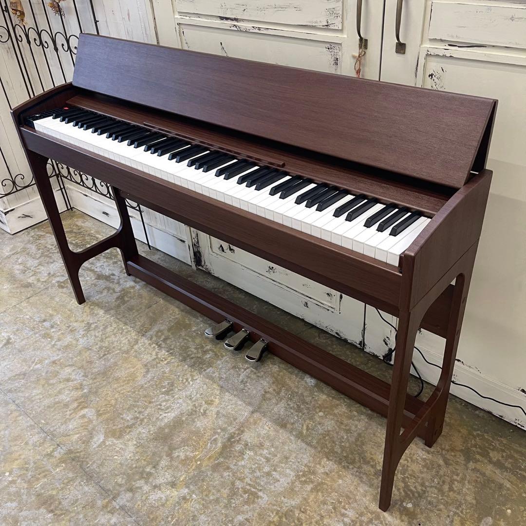 電子ピアノ88鍵盤　給電式　蓋スライド　マホガニー 電子ピアノ88鍵盤 給電式 蓋スライド マホガニー Amazon | Carina 電子