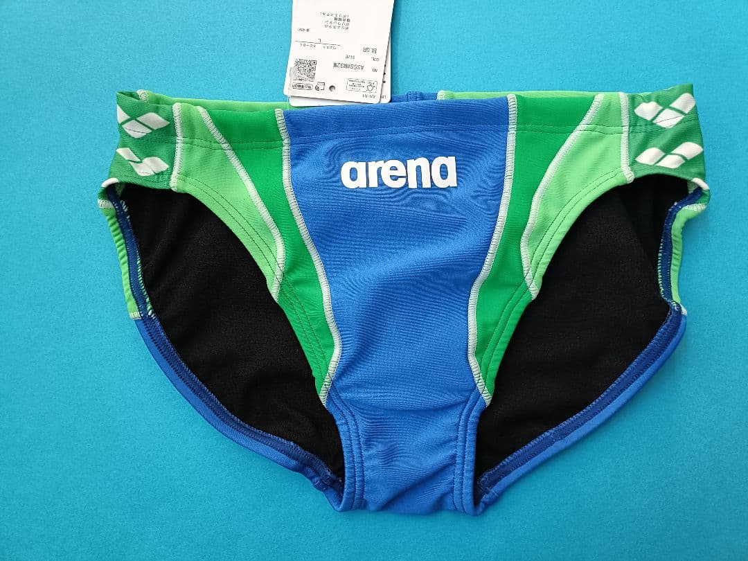 競パン 新作 トレーニングリミック Lサイズ AS5SWM32M 競パン 新作トレーニングリミック Lサイズ AS5SWM32M ブルー・ホワイト