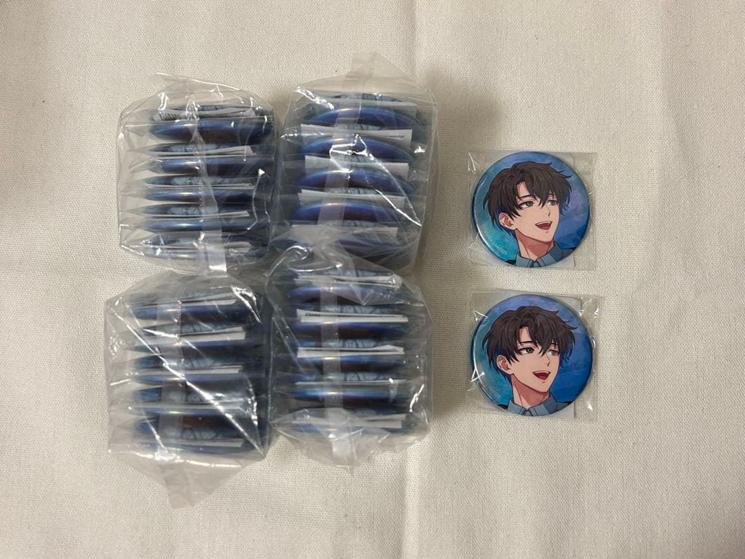 オーロラ缶バッジ 犬飼