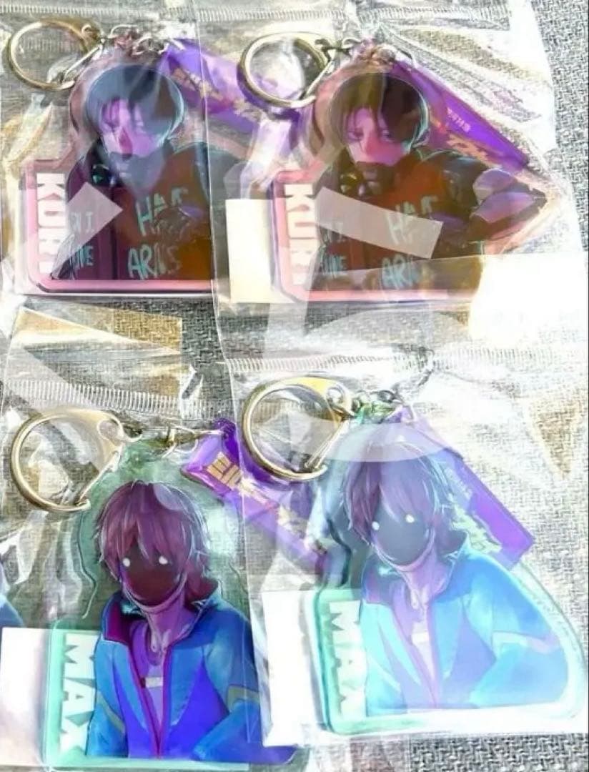 ミルキーサブウェイ　ヴィレヴァン　カラーアクリルキーホルダー　カート　マックス 銀河特急 ミルキーサブウェイ ヴィレッジヴァンガード カラーアクリル