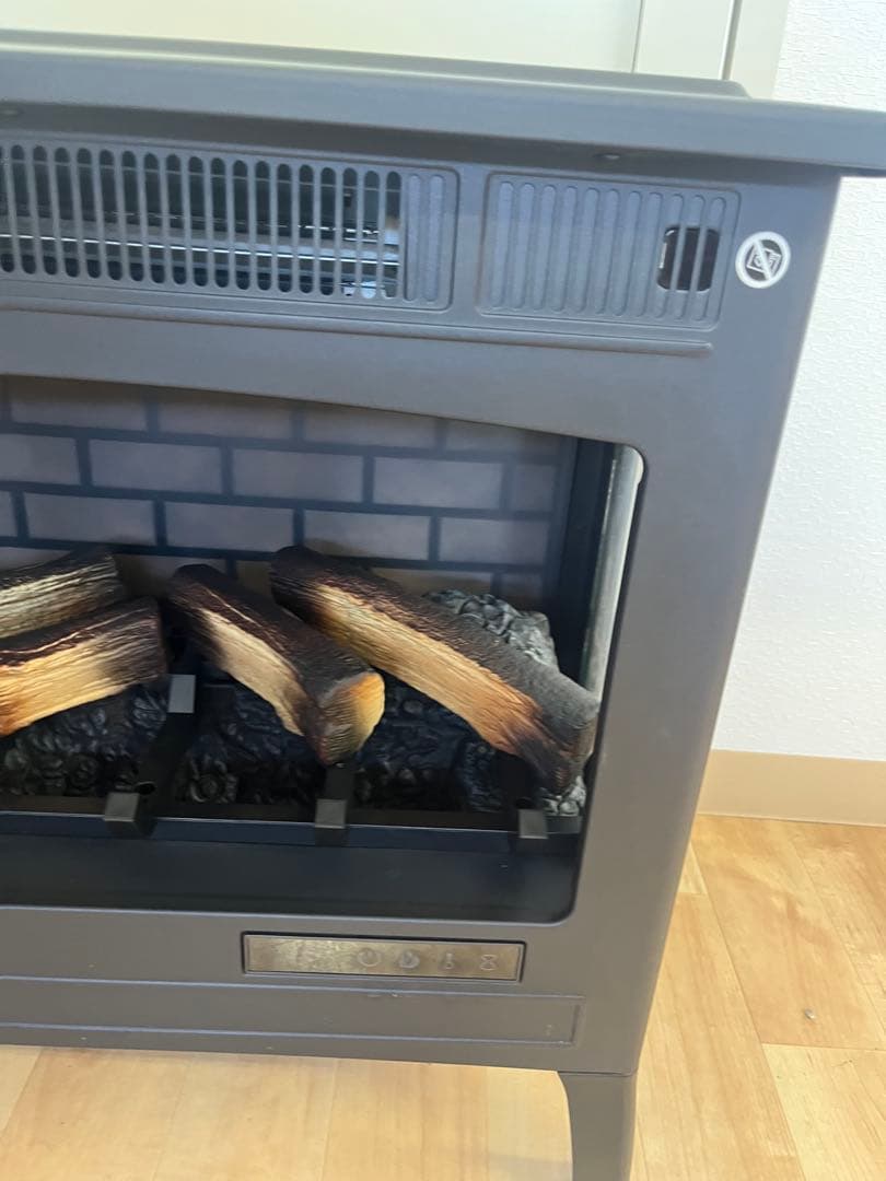 QVCジャパン フェイク暖炉型 電気ファンヒーター DFI-5010-01