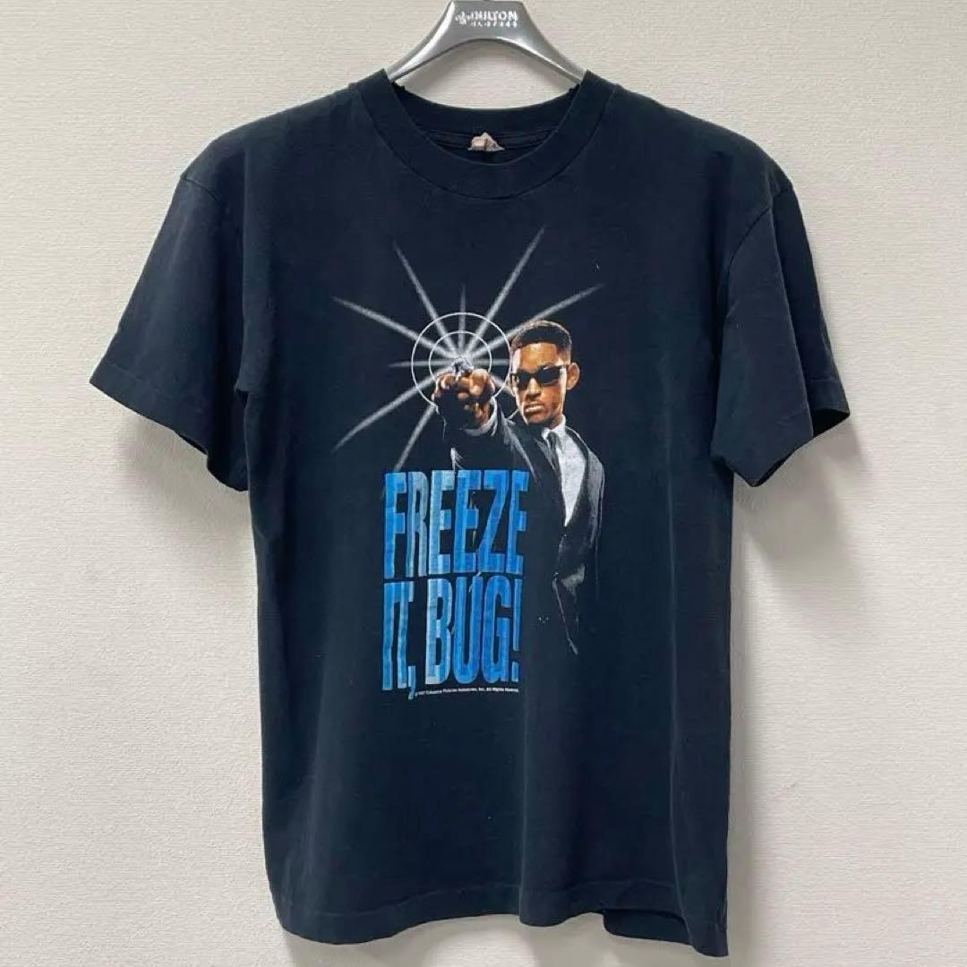 90s mib Tシャツ ヴィンテージ ブラック ムービーTシャツ