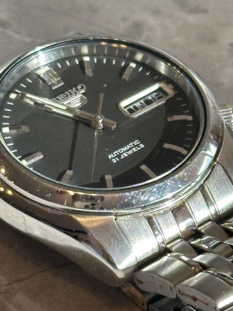 SEIKO5 腕時計　自動巻き　セイコー5 裏スケ SNK361K1 7S26