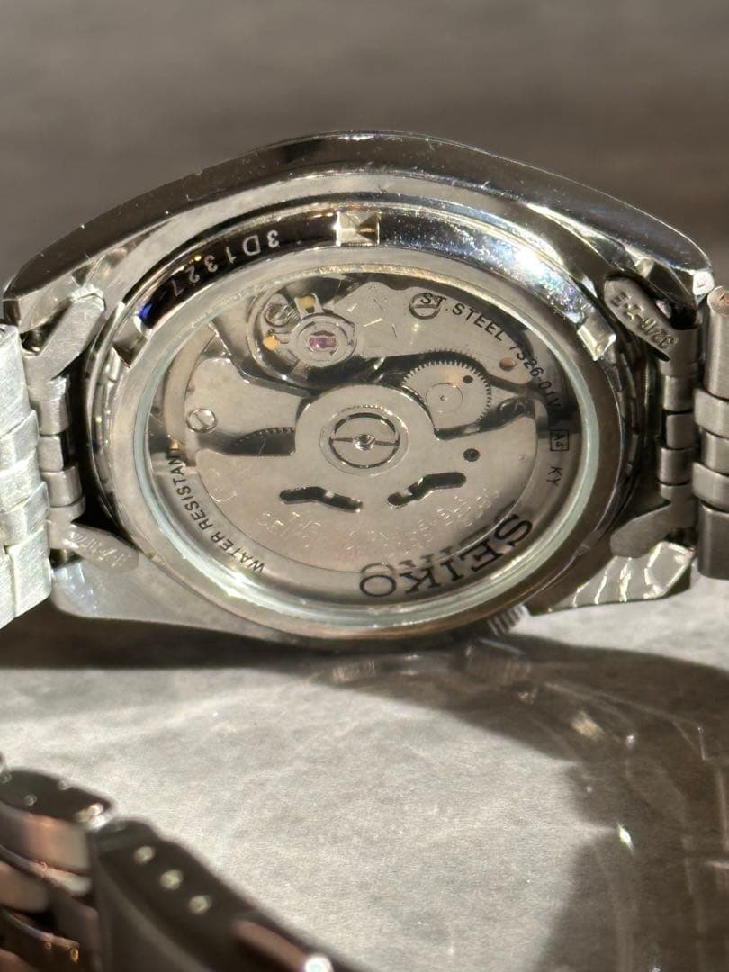 SEIKO5 腕時計　自動巻き　セイコー5 裏スケ SNK361K1 7S26