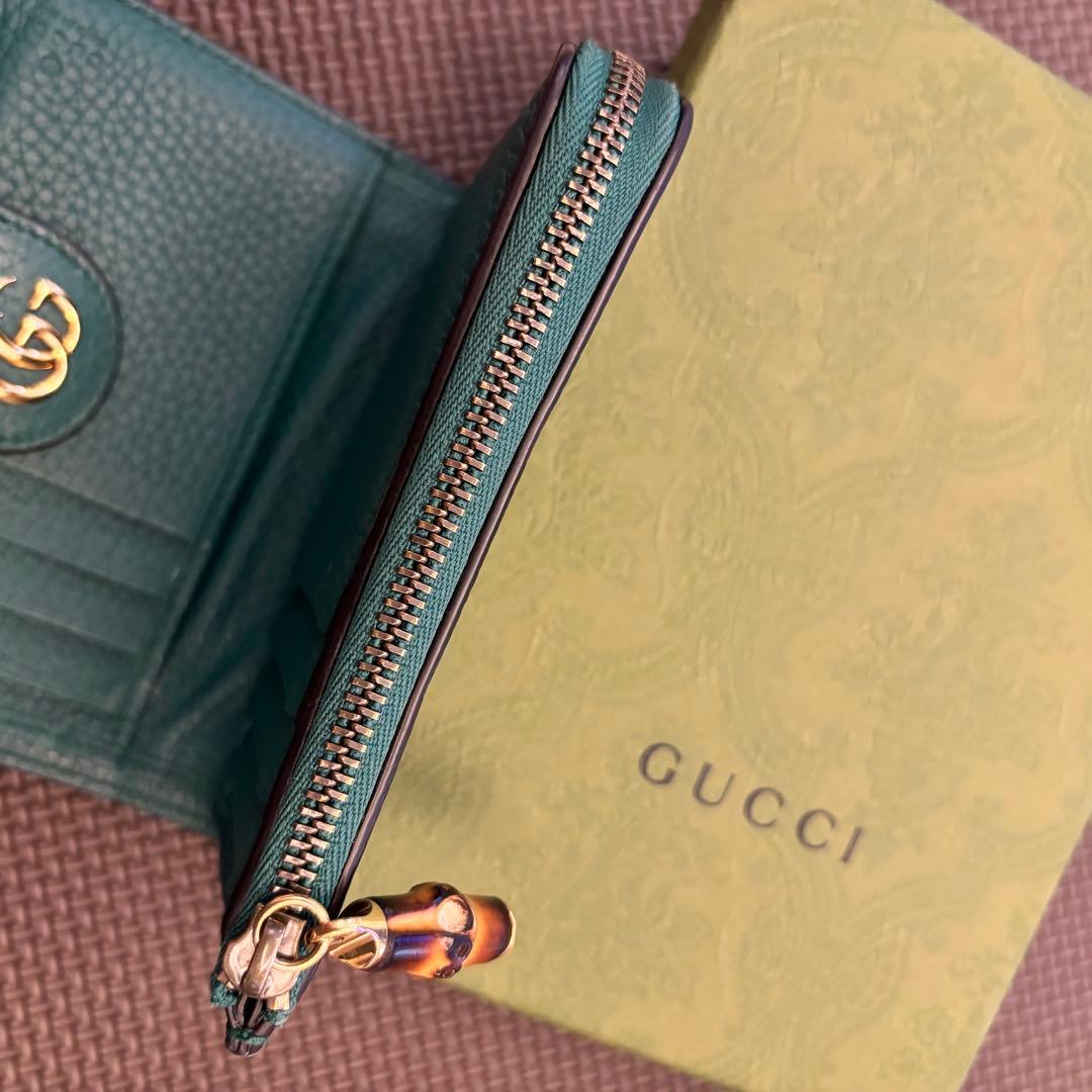 【美品】GUCCI 財布 GGマーモント ミディアムウォレット