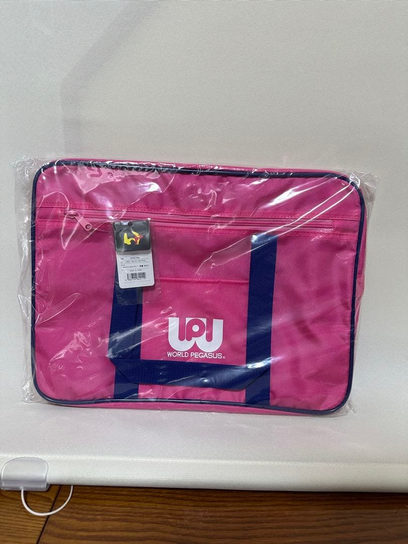 旧ワッペ ワッペ スクバ ピンク色ワールドペガサス 新品 旧ワッペ