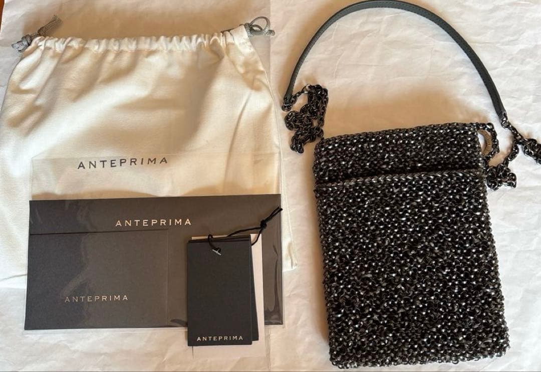 【新品未使用】アンテプリマ ヴィアッジャトーレ　スモール　ピオンボグレー