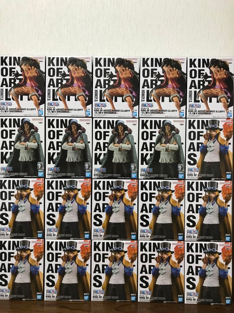 ワンピース　KING OF ARTIST サボ　クザン　ルフィ ワンピース フィギュア KING OF ARTIST セット ルフィ サボ ロー