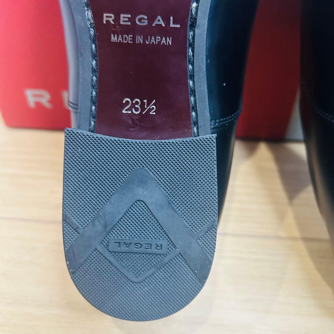 【新品】REGAL 21VR 内羽根 ストレートチップ 黒 23.5cm 日本製