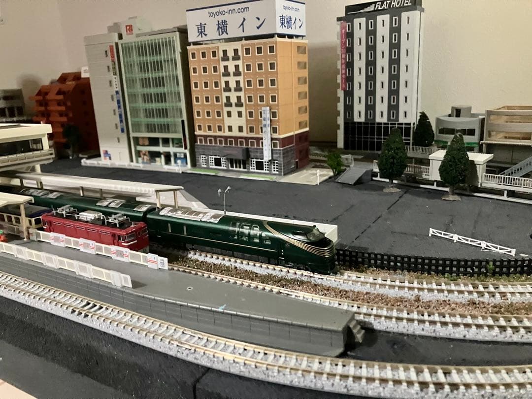 Nゲージ 複線ジオラマ
