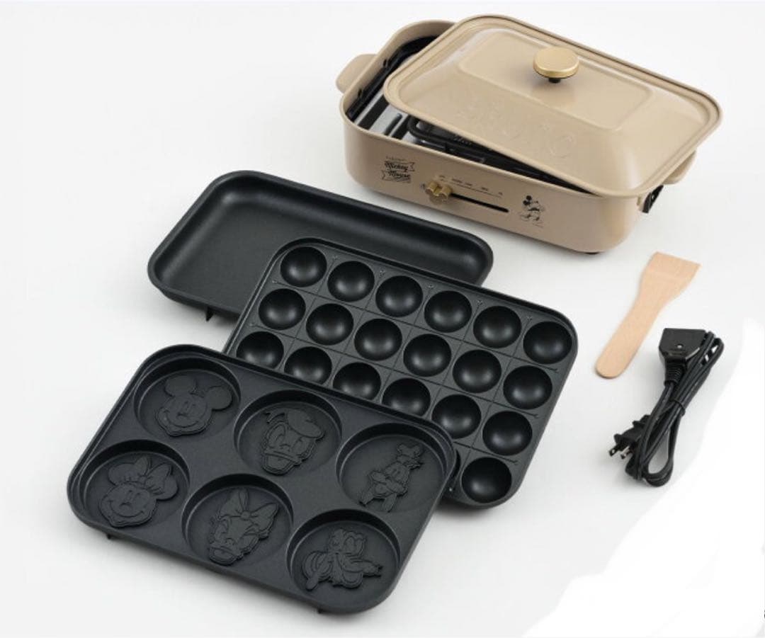 BRUNO コンパクトホットプレート ミッキーマウスデザイン　BOE134-BE