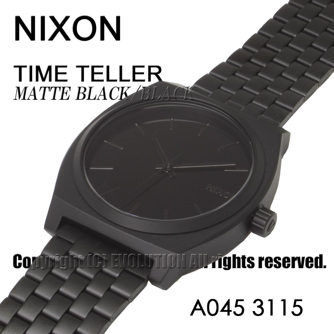 新品未使用 [ニクソン] NIXON 腕時計 MATTE BLACK/ブラック