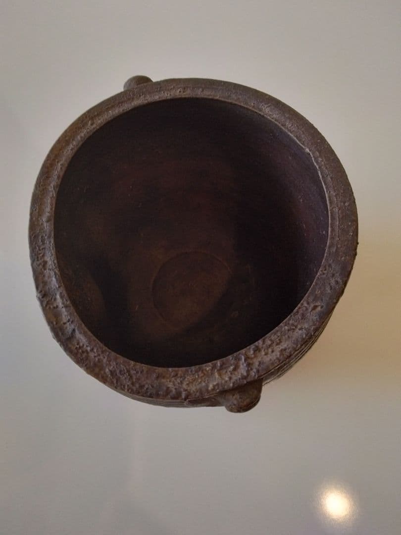 古美術品 金重陶陽 備前 火入れ