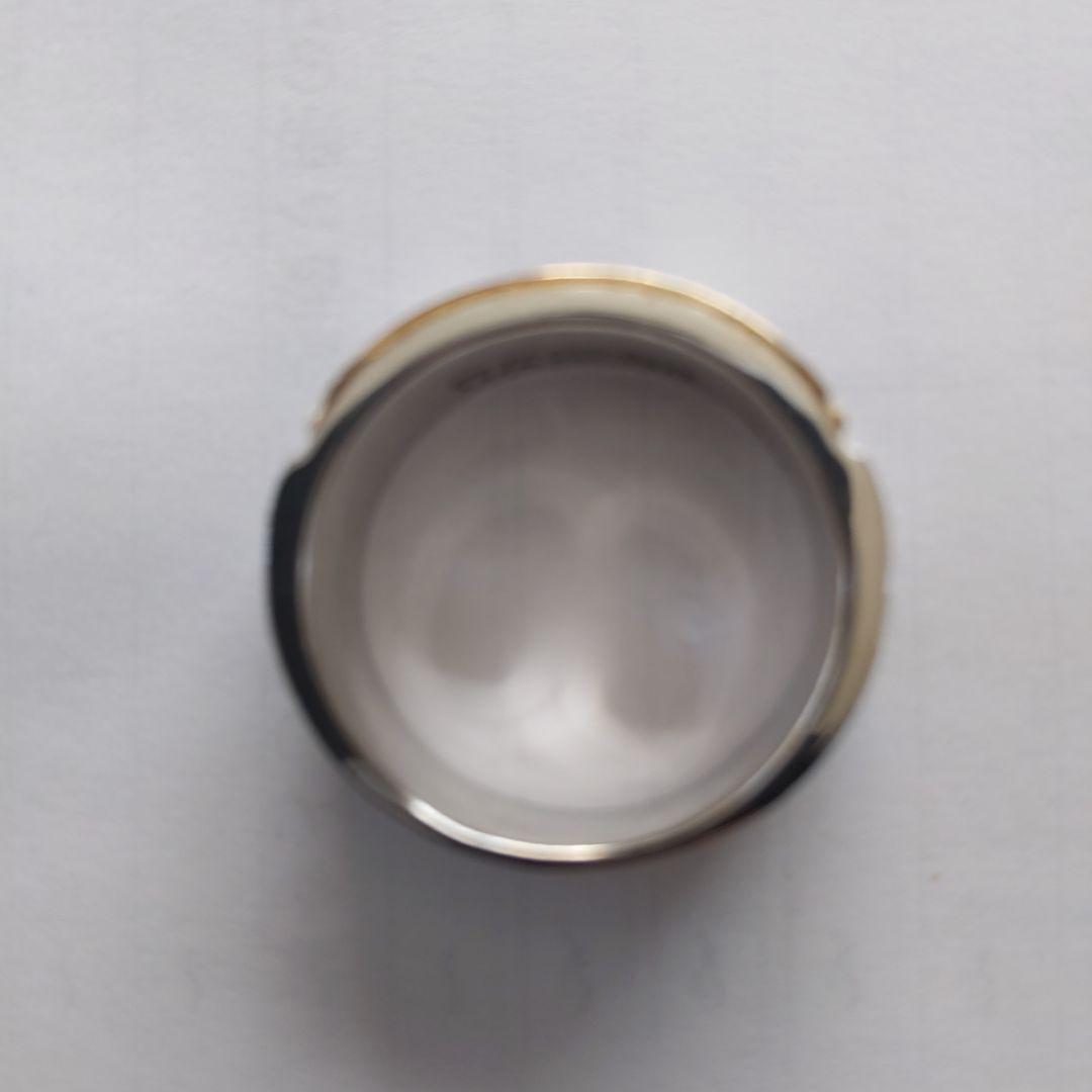 Dr MONROE K18シルバー コンビリング 28号美品