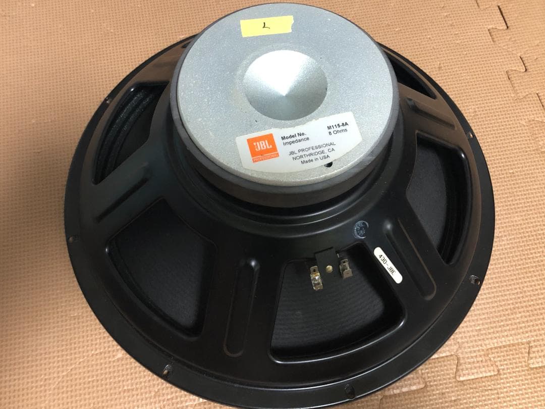 JBL M115-8A USA ウーハー 15インチ JBL 2本 中古現状