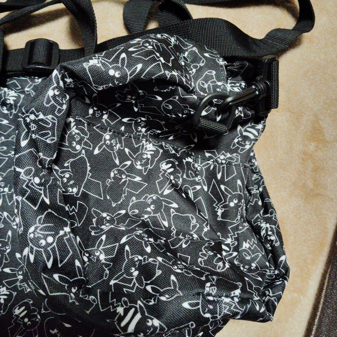 ピカチュウ ポケモン センター outdoor コラボ ボストン バッグ 黒