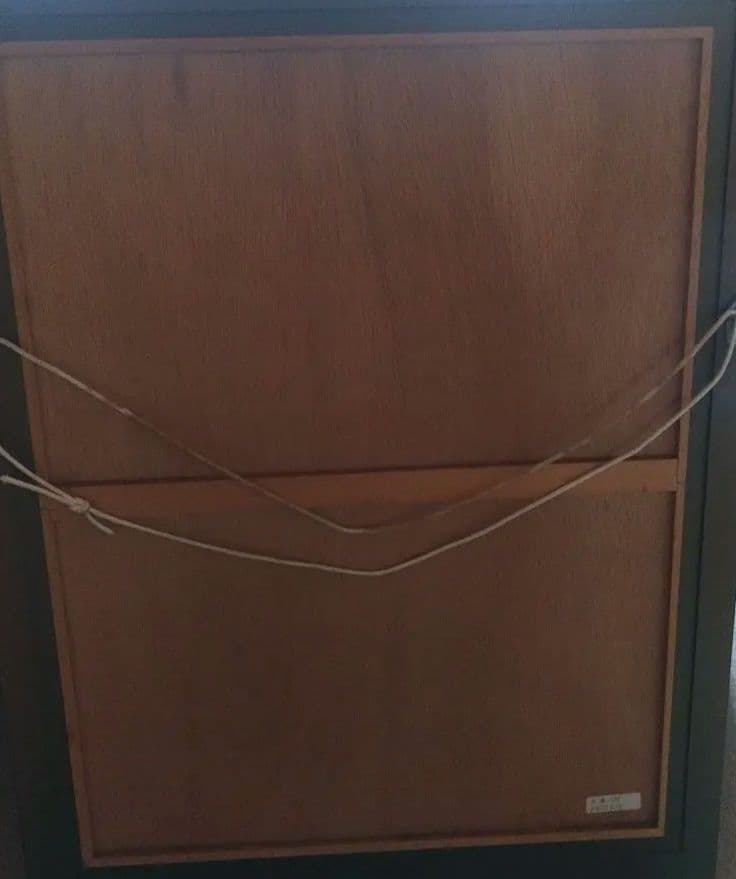 斎藤清　木版画　「文楽」オリジナル作品