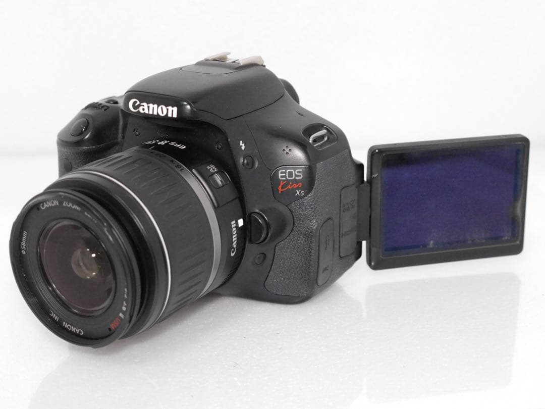 Canon EOS Kiss X5レンズキット EOS キヤノン デジタル一眼 CANON Kiss X5 レンズキット 中古 新品SD