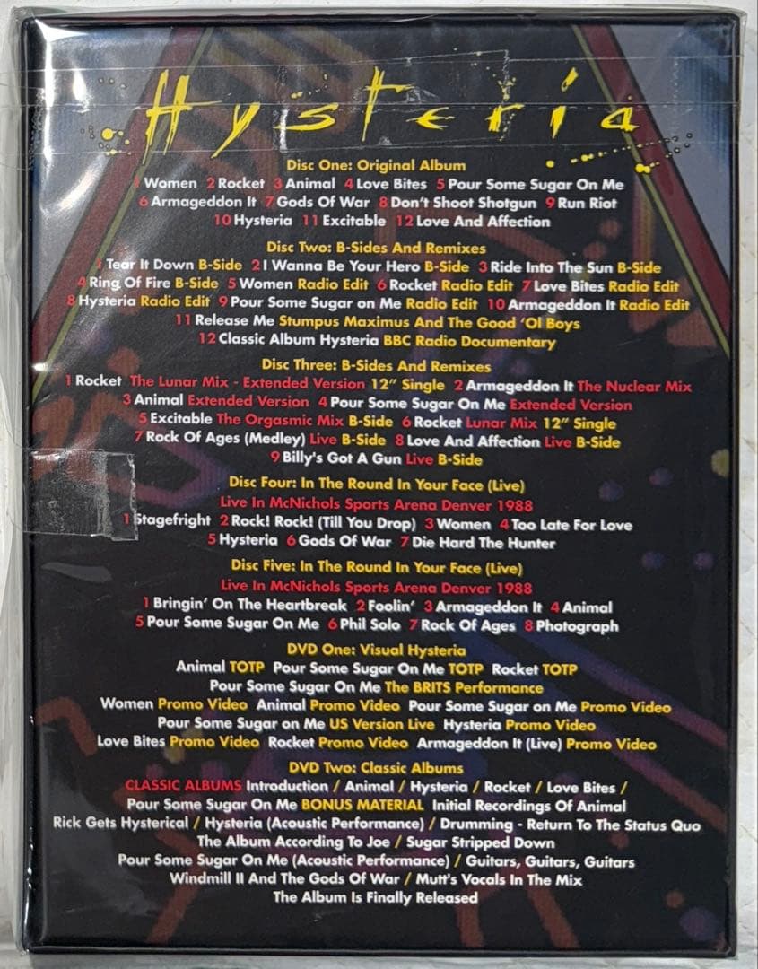 デフ・レパード / ヒステリア 30周年記念スーパー・デラックス