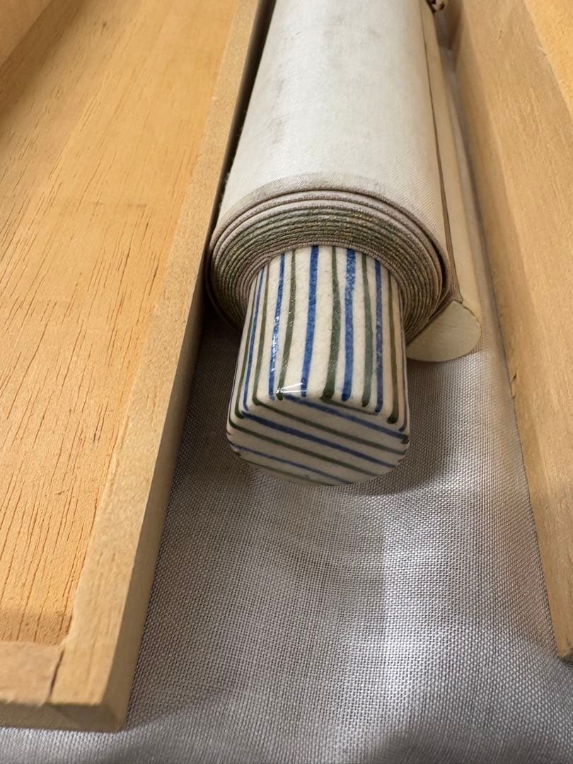 仔犬図 犬 掛け軸 掛軸 茶掛 茶道具 無地箱 合箱ありの通販はau PAY