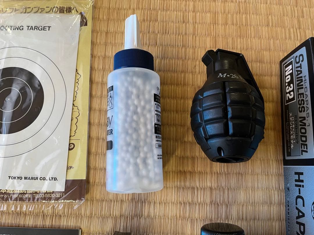 3466 ハイキャパ 5.1 ステンレスモデル 付属品の等 ハンドガン ガスガン