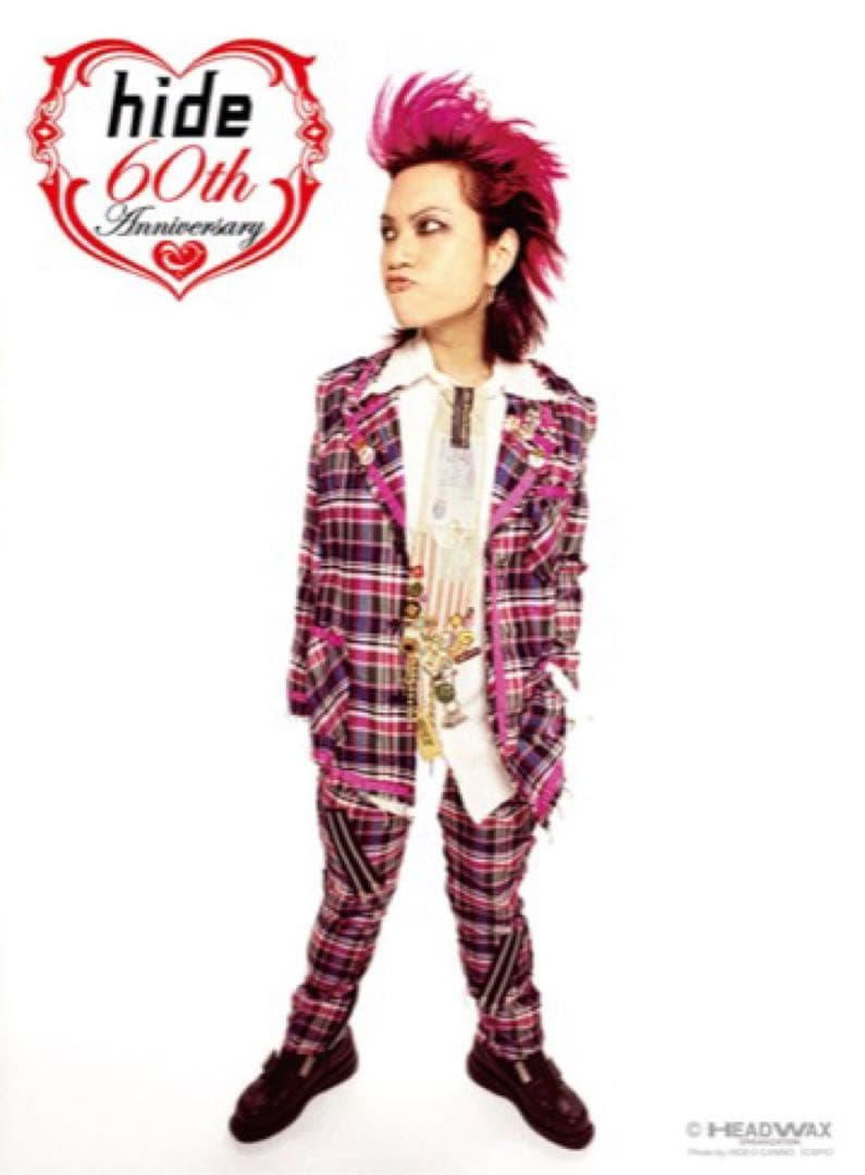 希少！新品hide チェック柄パンツ - メルカリ