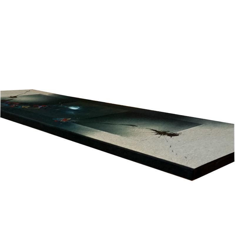 ☆高山洋夫☆砂地に描く『沈黙』のシリーズ アクリル画　肉筆　900X300