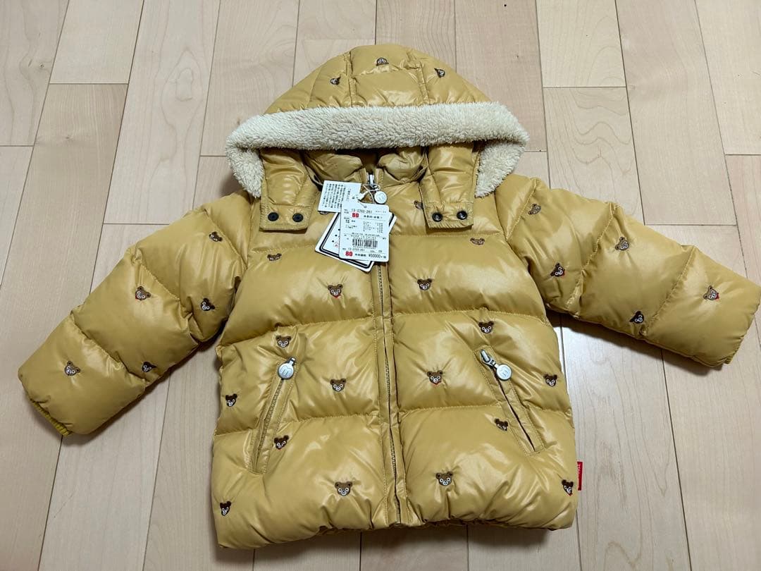 ミキハウス　MIKIHOUSE キッズ　ダウン　ダブルビー　ダブルB 80